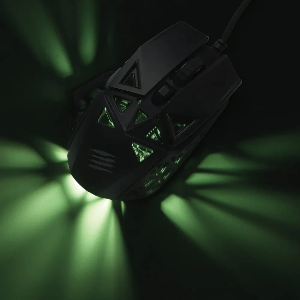 Mad Catz M.O.J.O. M1 Lightweight Gaming Mouse, Black (MM04DCINBL000-0)
