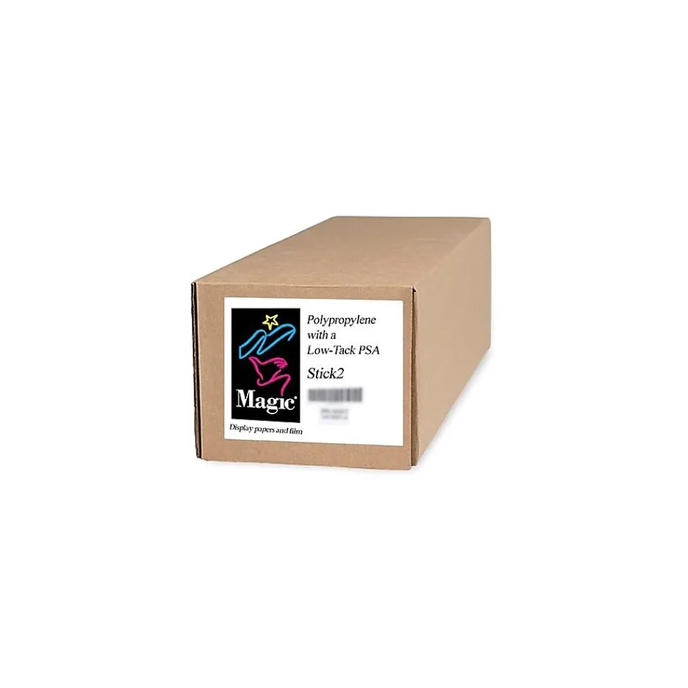 Wide Format Paper*Magiclee/Magic Stick2 Wide Format Polypropylene Paper, 50" x 100', Matte Finish (70815)