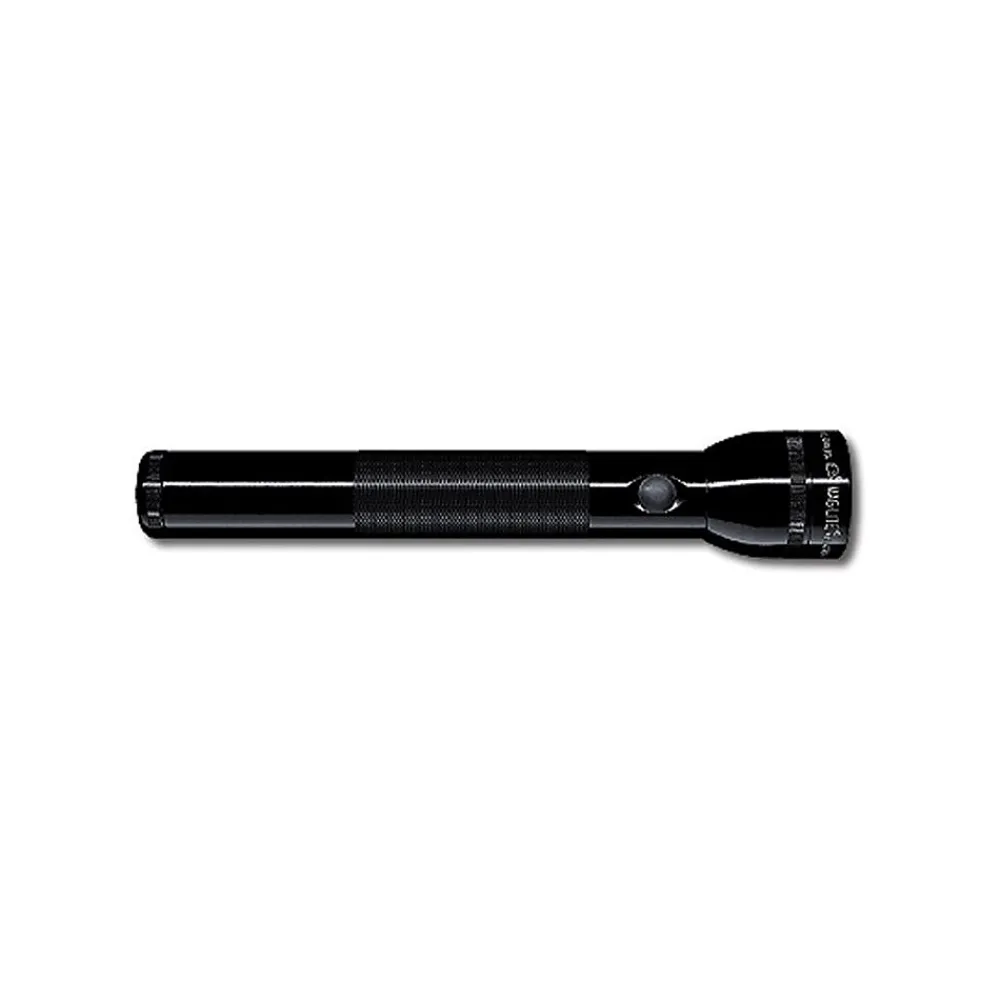 Mag-Lite ® 5 7.5VDC D Alkaline Black Aluminum Alloy Standard Flashlight, Krypton