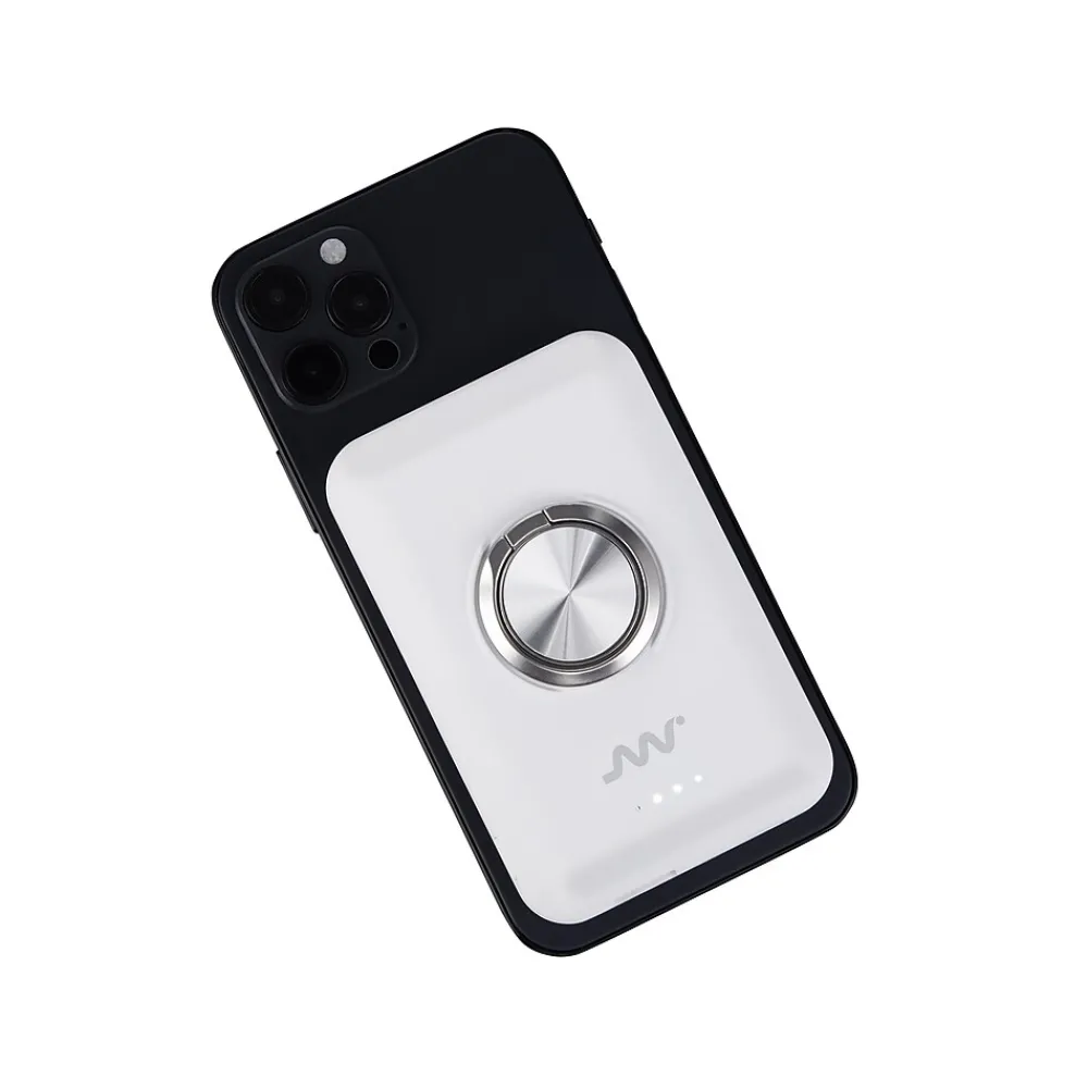 MagVault by Wireless Power Bank for iPhone 12/12 Pro/12 Pro Max/12 mini, 5000mAh, White (MOV3031WHTT3524)<Vivitar Online