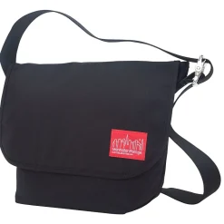 Vintage Messenger Bag Medium Black (1606V BLK)<Manhattan Portage Online