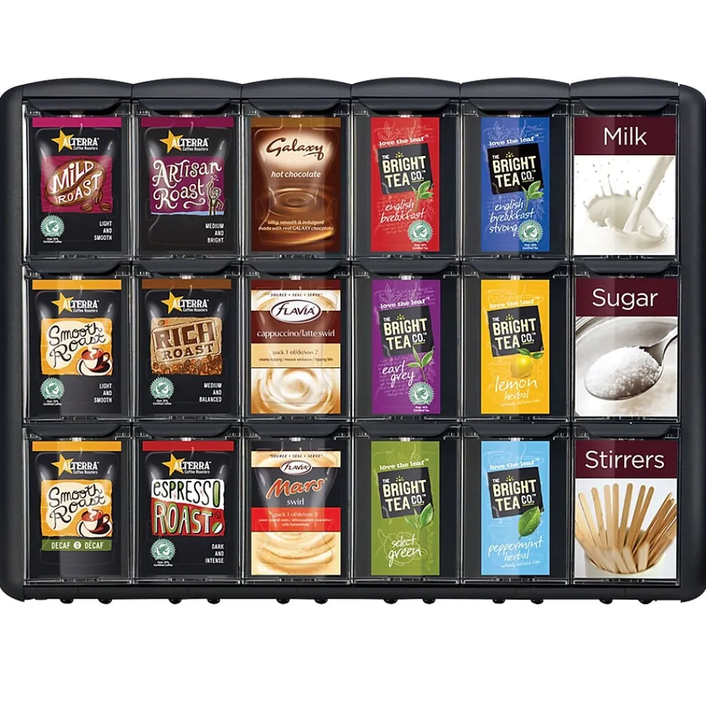 Mars Drinks 6 Column Freshpack Merchandiser, Black (MDR9179)
