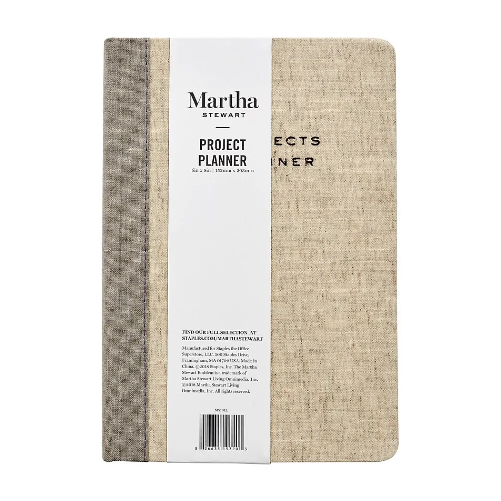 Journals|Martha Stewart Linen Project Planner Journal (MS101L)