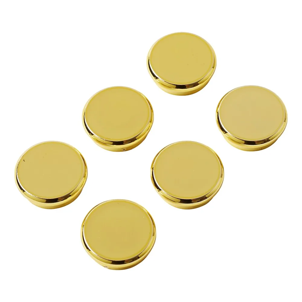Clips & Fasteners|Martha Stewart Magnetic Clip, 0.86", Gold, 6/Pack (MS104M)