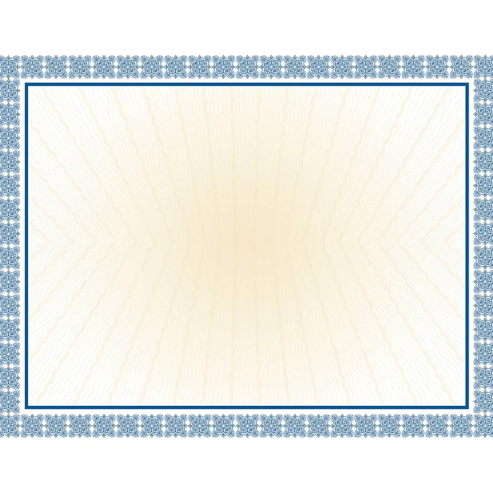 Awards & Certificates*Masterpiece Studios Certificates, 8.5" x 11", Westminster Blue, 100/Pack (961032)