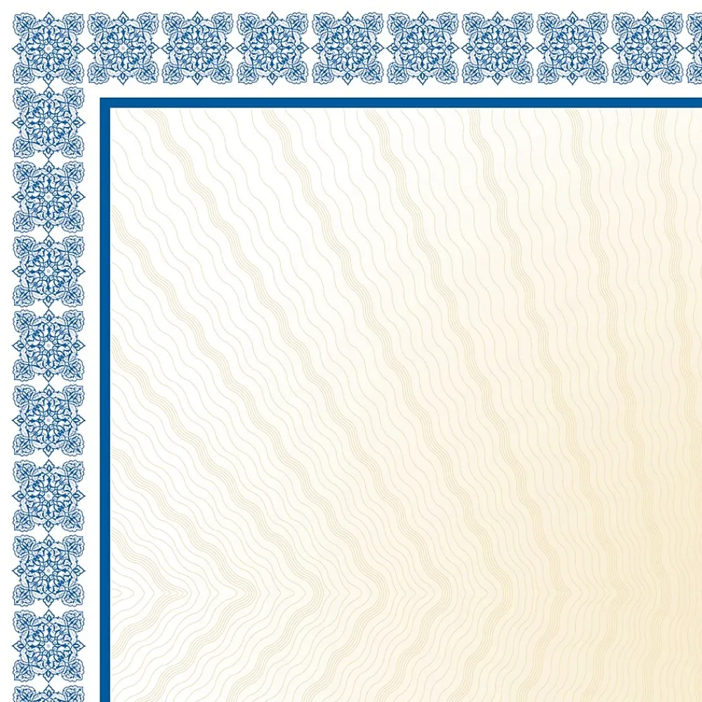 Awards & Certificates*Masterpiece Studios Certificates, 8.5" x 11", Westminster Blue, 100/Pack (961032)