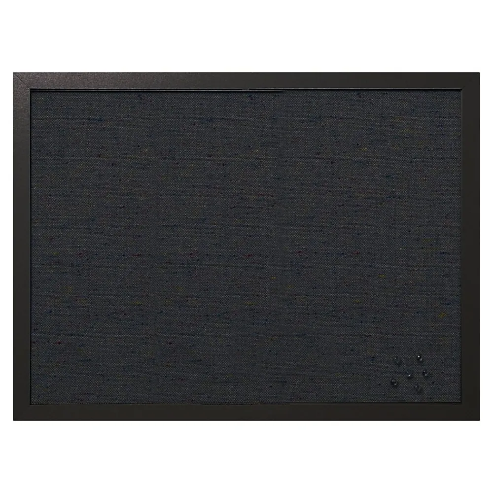 Bulletin*MasterVision Fabric Bulletin Board, Black Frame, 1.5' x 2' (FB0471168)