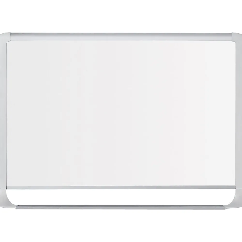 Dry Erase*MasterVision ® Gold Ultra™ 36" x 48" x 7/10" Steel Magnetic Dry Erase Boards, White (MVI050205)