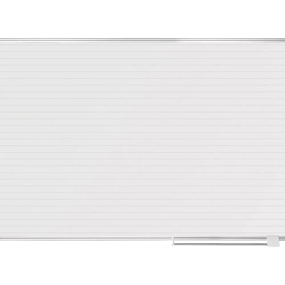 Dry Erase*MasterVision Magnetic Dry-Erase Ruled Planning Board, Aluminum Frame, 6' x 4' (MA2794830)