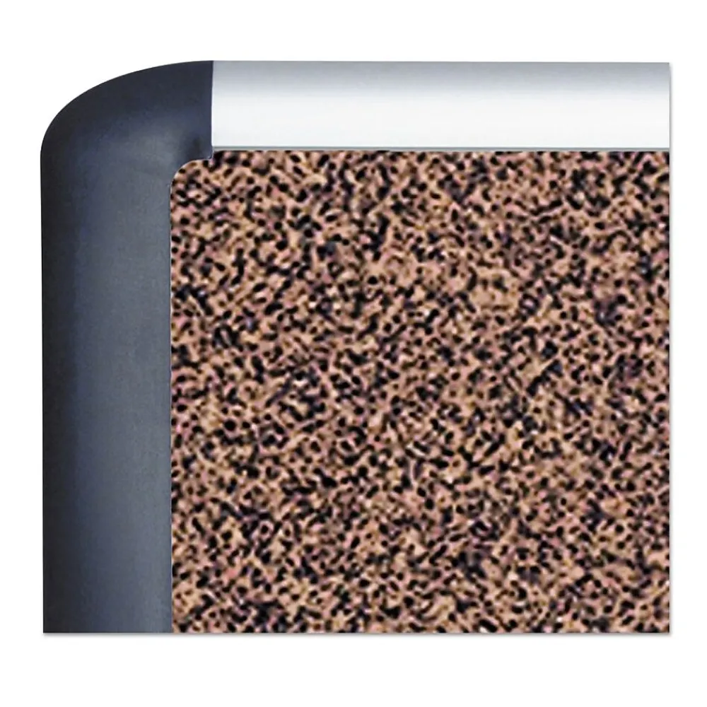 Bulletin*MasterVision Tech Cork Board, 72" x 48", Tan Surface, Silver/Black Aluminum Frame (BVCMVI270501)