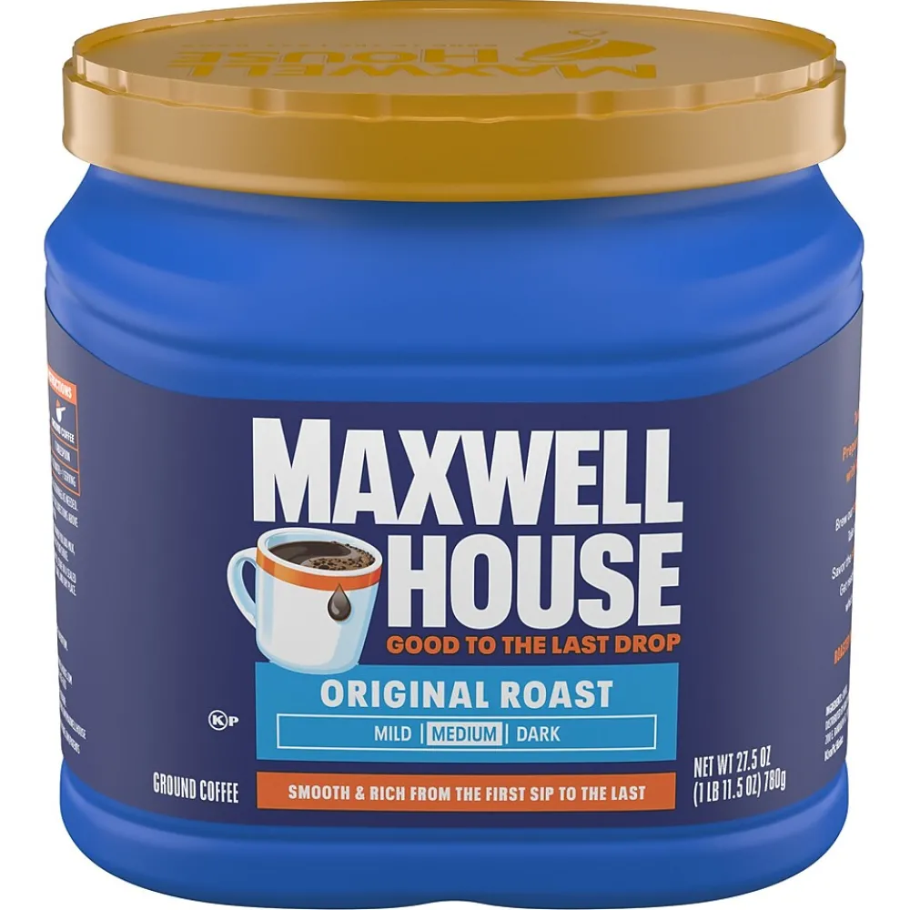 Maxwell House Original Roast Ground Coffee, Medium Roast, 27.5 oz (GEN09422)