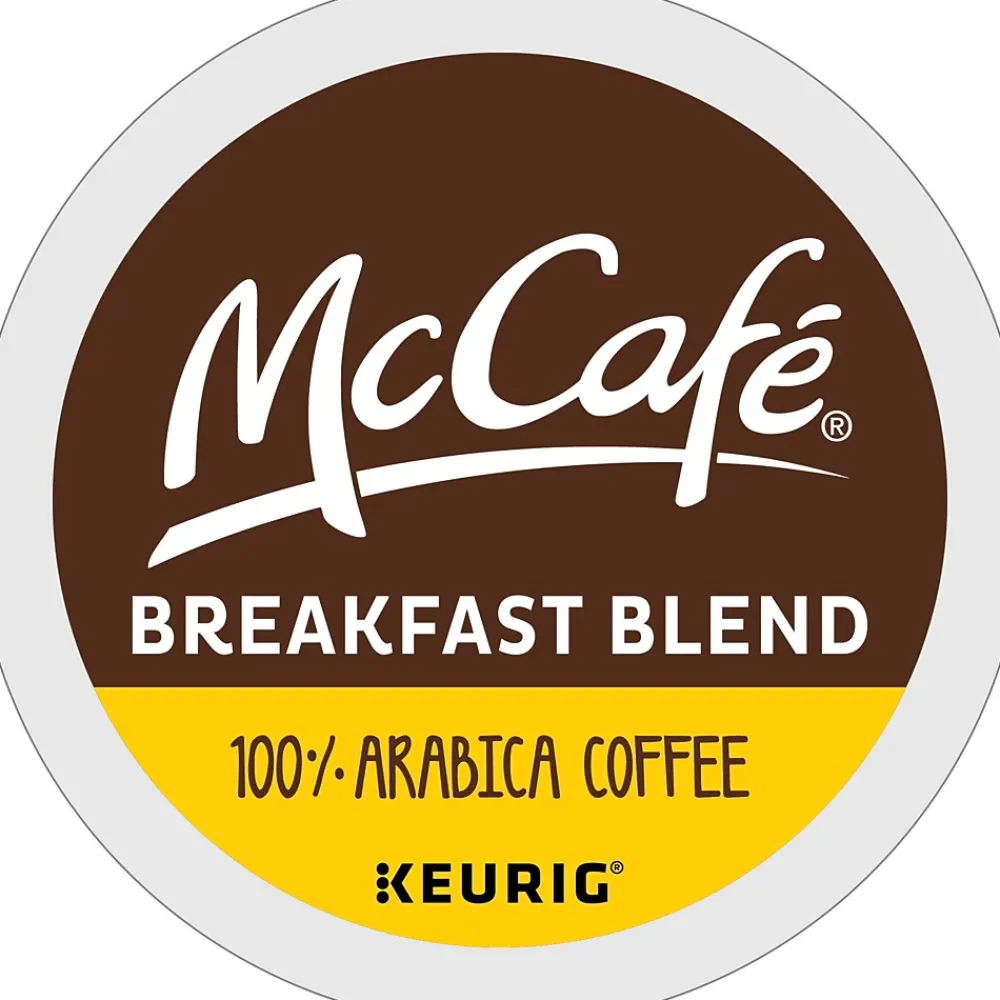 McCafe Breakfast Blend Coffee Keurig® K-Cup® Pods, Light Roast, 96/Carton (080412CT)