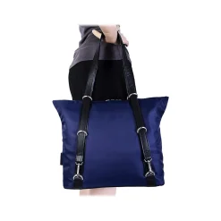 Dylan N Series Navy Nylon Tote, Medium (18487)<McKlein Discount