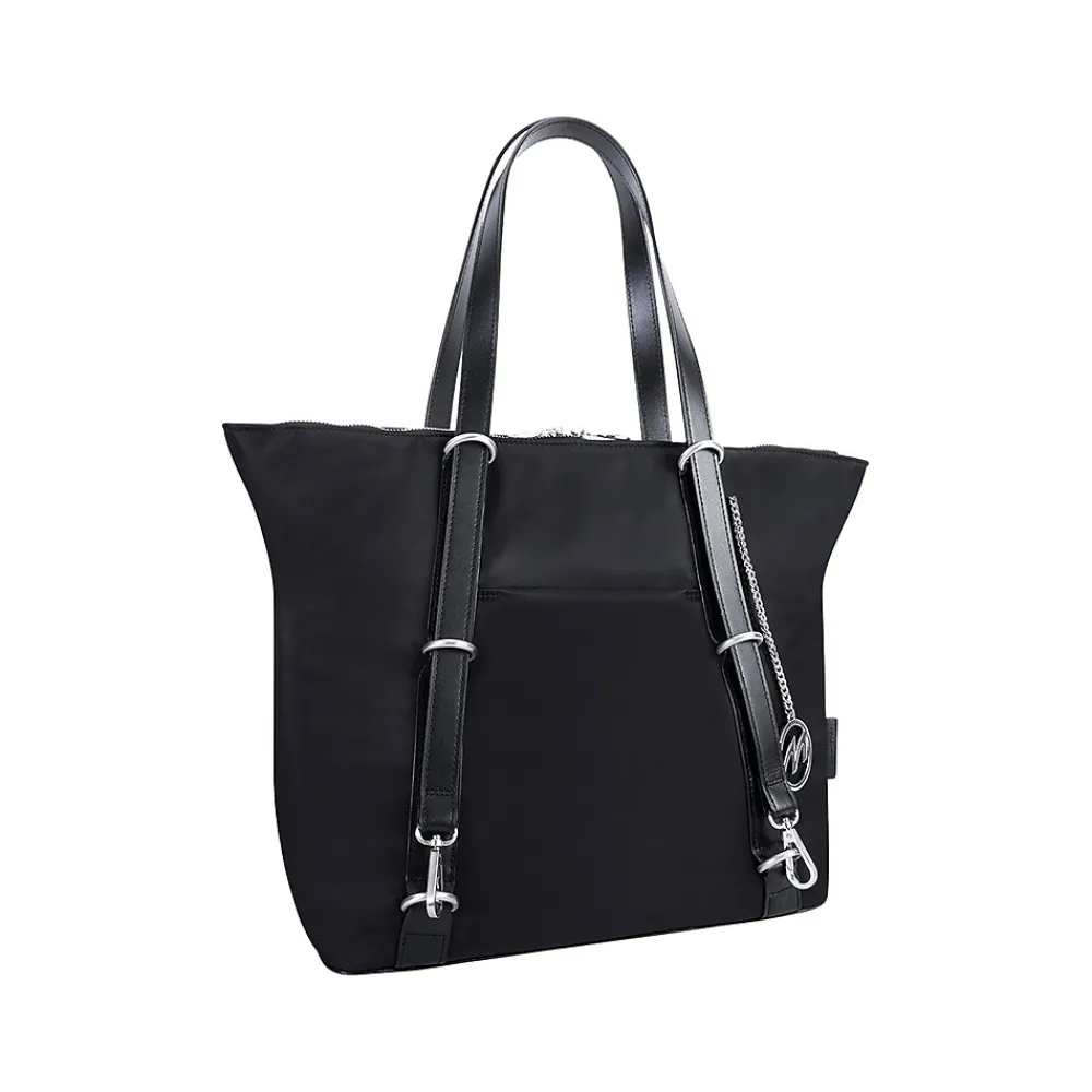 N Series DYLAN Nylon Convertible Backpack Tote, Medium, Black (18485)<McKlein Discount