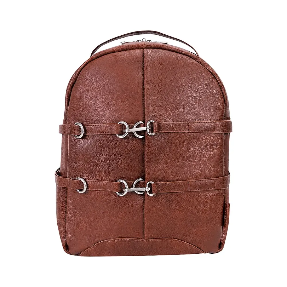 McKlein Oakland U Series Laptop Backpack, Solid, Brown (18794)