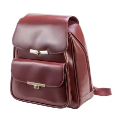 McKlein USA KENDALL Laptop/Tablet Backpack, Red (99536)