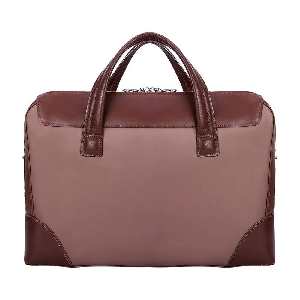 USA N Series HARPSWELL Nylon Pocket Briefcase, Khaki (18564)<McKlein
