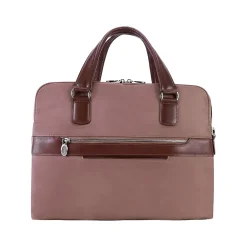 USA N Series HARTFORD Nylon Dual Compartment Briefcase, Khaki (18584)<McKlein Outlet