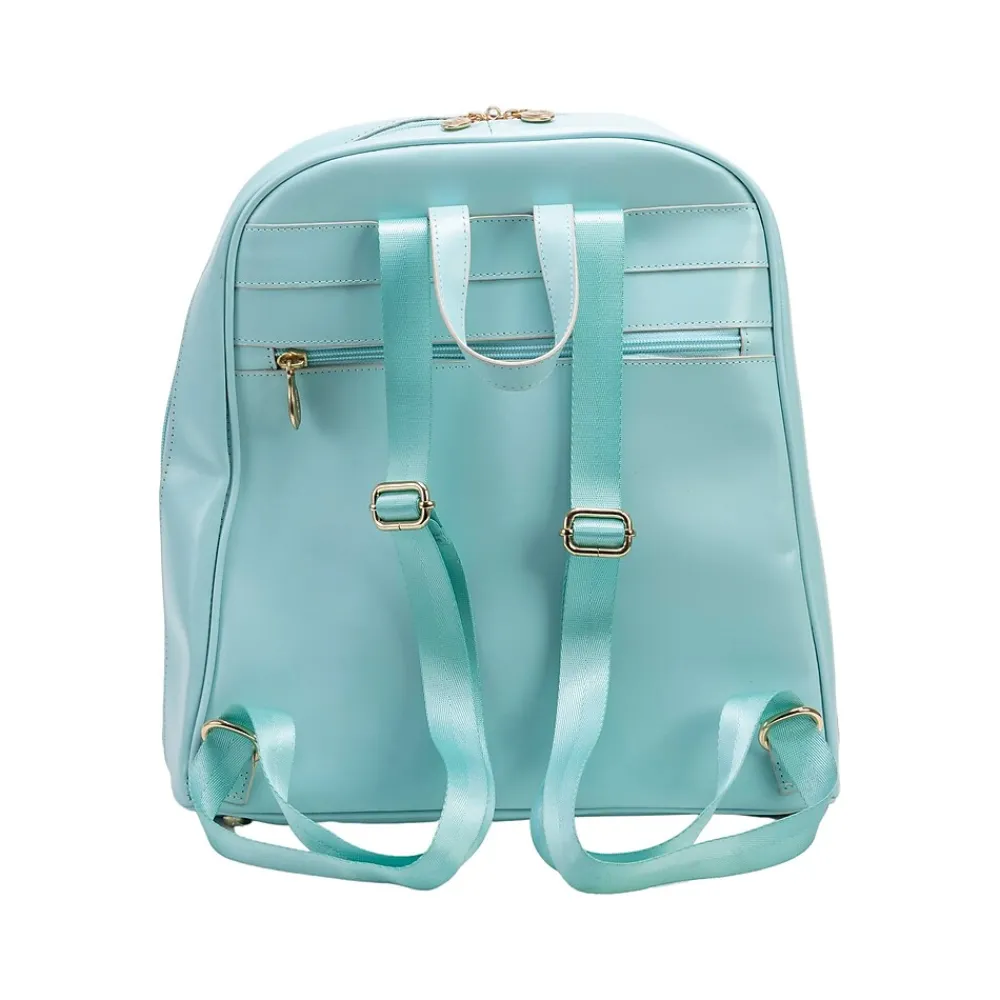 McKlein USA OLYMPIA Business Laptop/Tablet Backpack, Aqua Blue (99568)