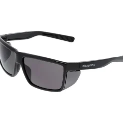 MCR Safety Swagger SR2 Safety Glasses, Anti-Scratch, Wraparound, Gray Lens (SR212)