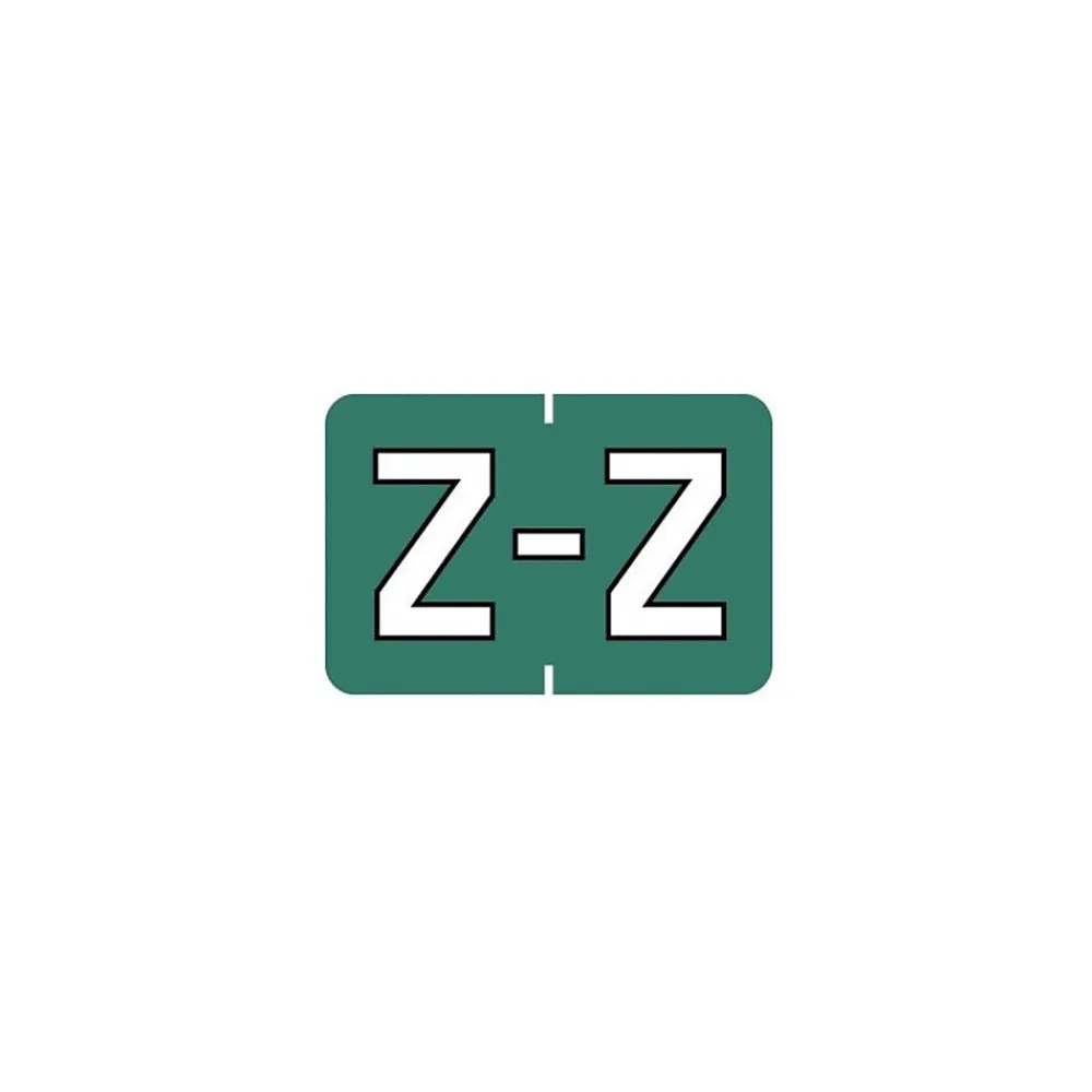 Labels|Medical Arts Press ® Barkley & Sycom® Compatible Alpha Sheet Style Labels, Z