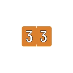 Labels|Medical Arts Press ® Barkley & Sycom® Compatible Numeric Roll Labels, 3"