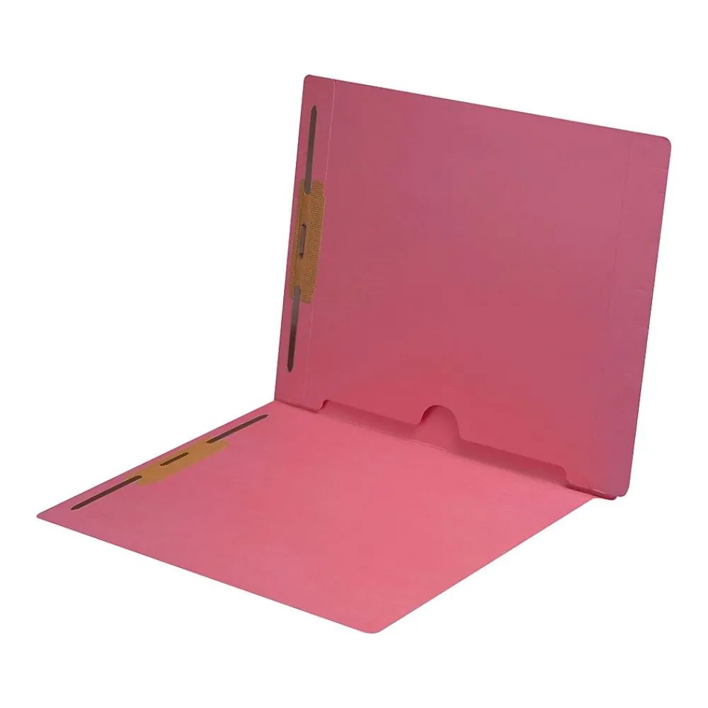 File Folders|Medical Arts Press End Tab File Folder, Straight Cut, Letter-Size, Pink, 250/Carton (S-09019-PNK-B)