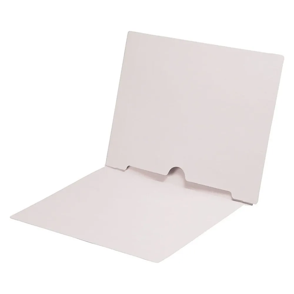 File Folders|Medical Arts Press End Tab File Folder, Straight Cut, Letter-Size, White, 50/Box (S-09017-WHT)
