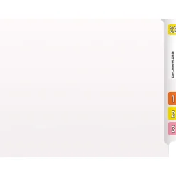 File Folders|Medical Arts Press Heavy Duty End Tab File Folder, Straight-Cut, Letter Size, White, 40/Box (S-09461-WHT)