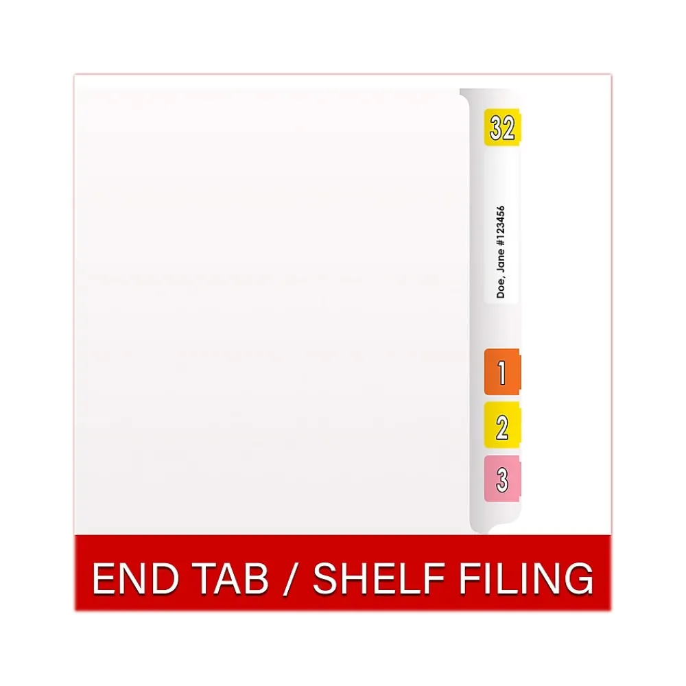 File Folders|Medical Arts Press Heavy Duty End Tab File Folder, Straight-Cut, Letter Size, White, 40/Box (S-09461-WHT)