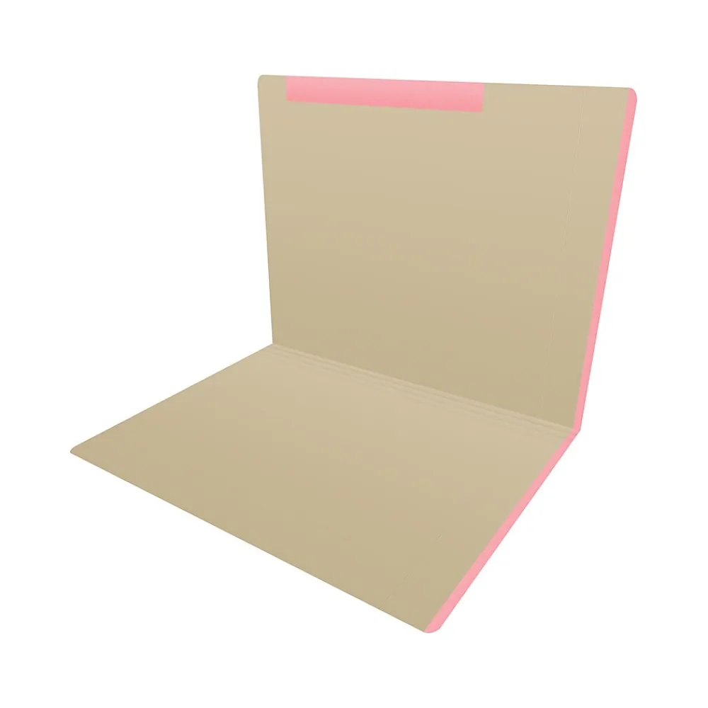 File Folders|Medical Arts Press Heavy-Duty End Tab File Folder, Straight Cut, Letter-Size, Manila, 50/Box (S-09466-PNK)