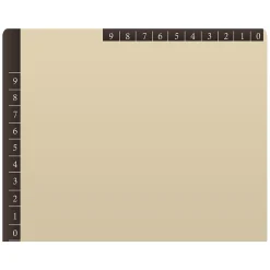 File Folders|Medical Arts Press Heavy-Duty End Tab File Folder, Straight Cut, Letter-Size, Manila, 50/Box (S-09466-BLK)