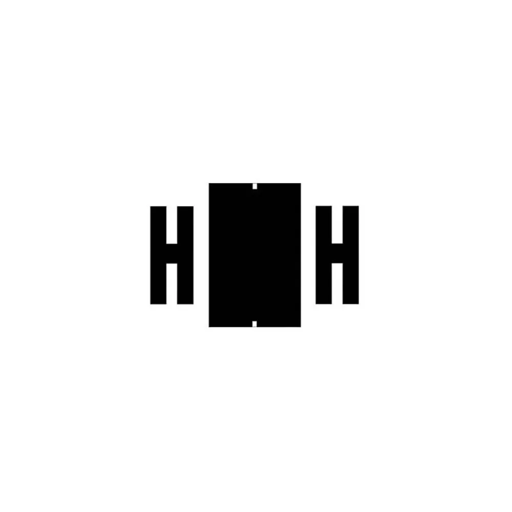 Labels|Medical Arts Press ® Jeter® Compatible Alpha Sheet Style Labels, Letter H