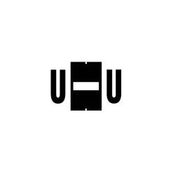 Labels|Medical Arts Press ® Jeter® Compatible Alpha Roll Style Labels, Letter U