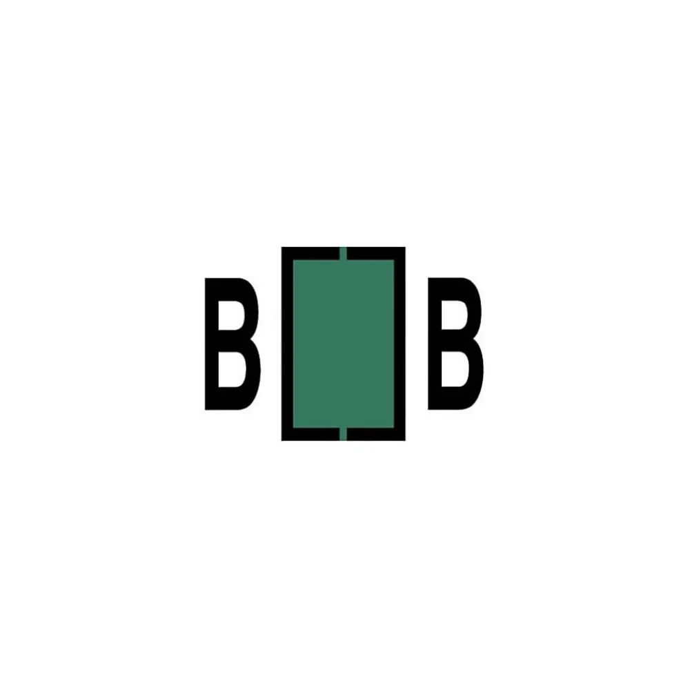 Labels|Medical Arts Press ® Jeter® Compatible Alpha 3-Ring Style Labels, Letter B