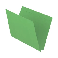 File Folders|Medical Arts Press Kardex Match Recycled Reinforced End Tab File Folder, Straight Cut, Letter Size, Green, 100/Box (53057GN)