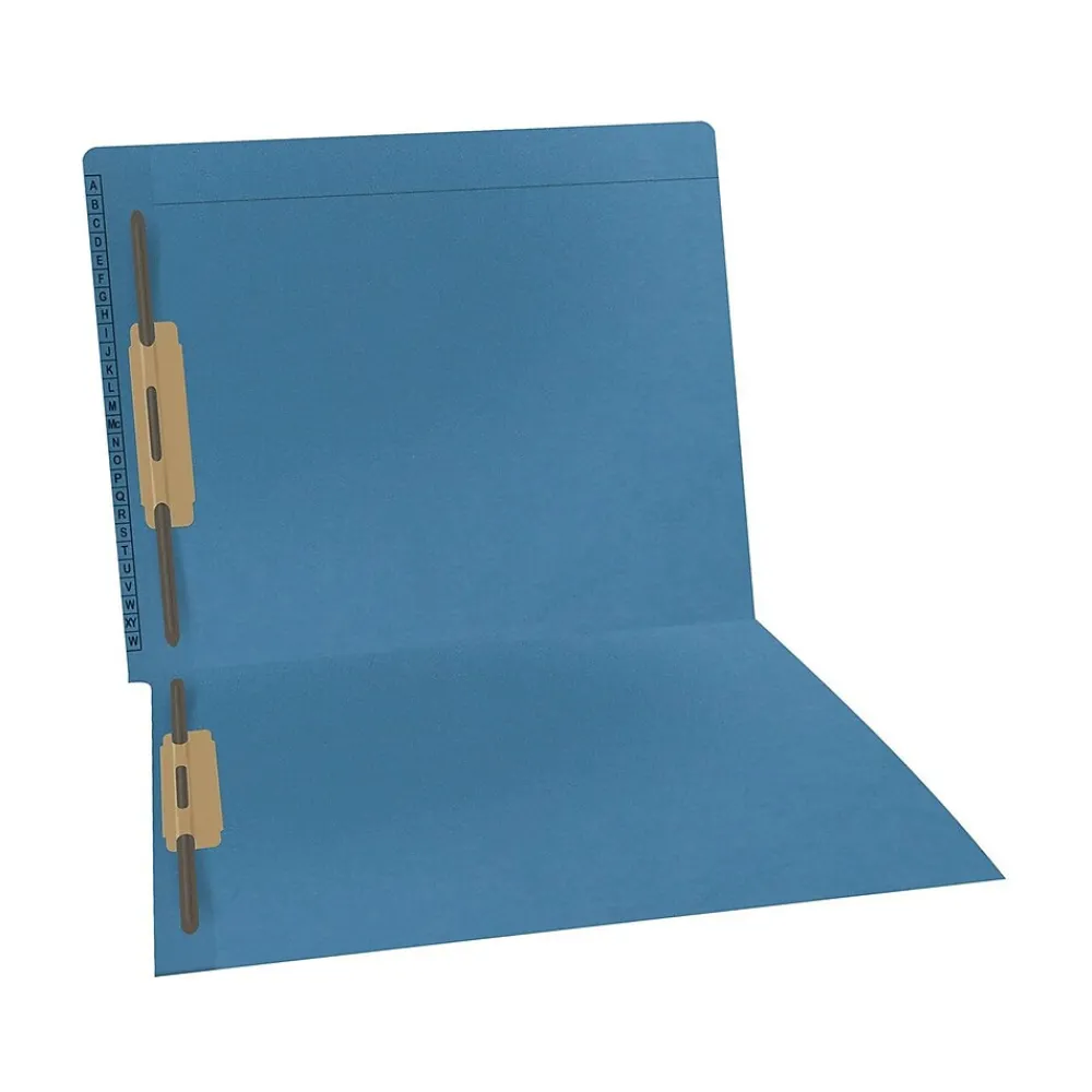 File Folders|Medical Arts Press Kardex Match Reinforced End Tab File Folder, Letter-Size, Blue, 50/Box (F1180-BLU)