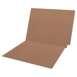 File Folders|Medical Arts Press Kardex Match Reinforced End Tab File Folder, Straight Cut, Letter Size, Brown Kraft, 100/Box (S-09482-BRN)