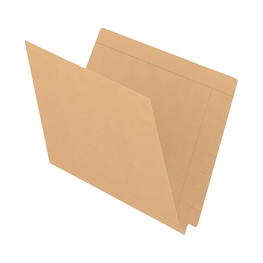 File Folders|Medical Arts Press Kardex Match Reinforced End Tab File Folder, Straight Cut, Letter Size, Tan, 100/Box (S-09482-TAN)