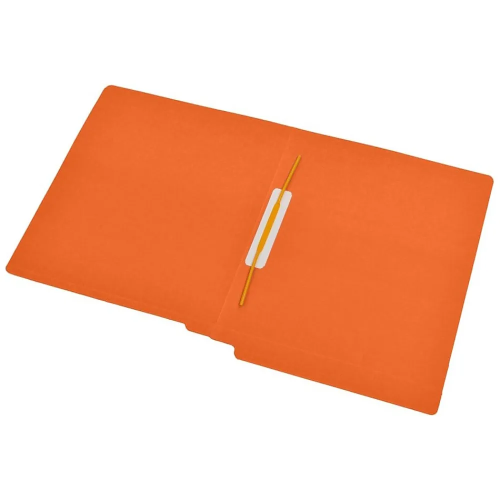 File Folders|Medical Arts Press Reinforced End Tab File Folder, Straight Cut, Letter-Size, Orange, 50/Box (S-09168-ORG)