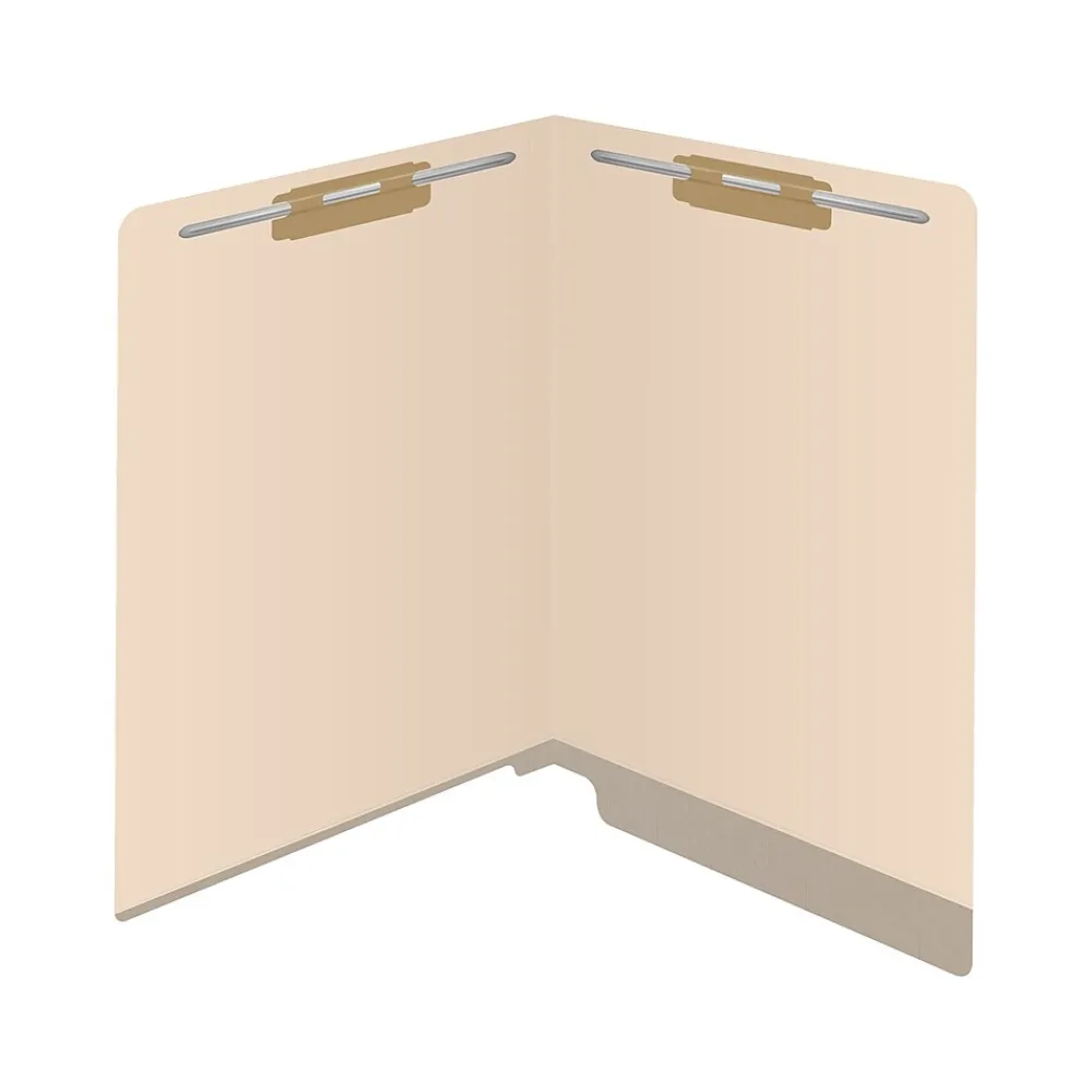 File Folders|Medical Arts Press Reinforced End Tab File Folder, Straight-Cut, Letter Size, Manila/Gray, 50/Box (S-09473-GRY)