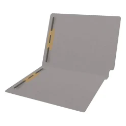 File Folders|Medical Arts Press Reinforced End Tab File Folder, Straight Cut, Letter-Size, Gray, 50/Box (S-01602-GRY)
