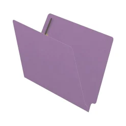 File Folders|Medical Arts Press Reinforced End Tab File Folder, Straight Cut, Letter-Size, Lavender, 50/Box (S-01601-LAV)
