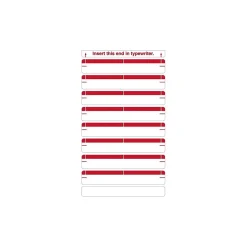 Labels|Medical Arts Press Type-On Write-On Sheet Style Labels, Red (32700)