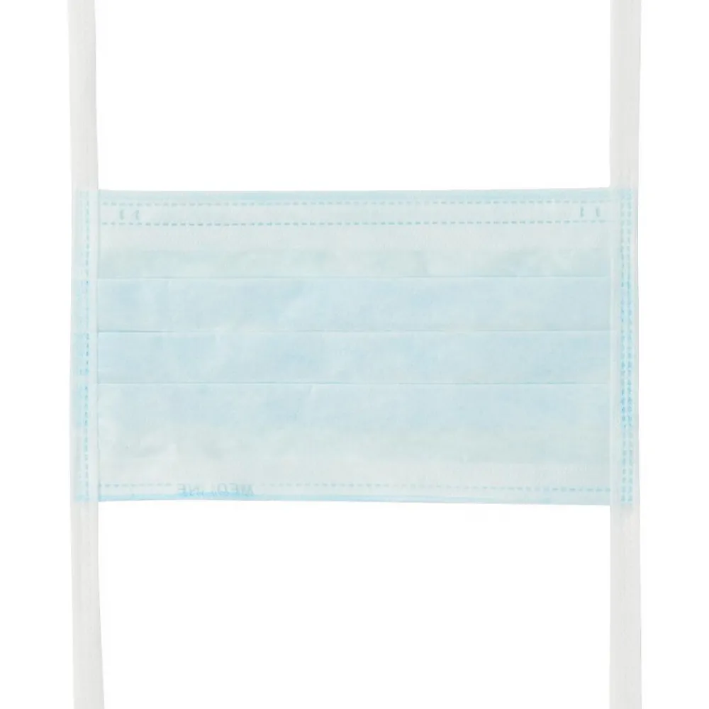 Medlite Surgical Face Masks, Blue, 50/Box (NON27402Z)<Medline New