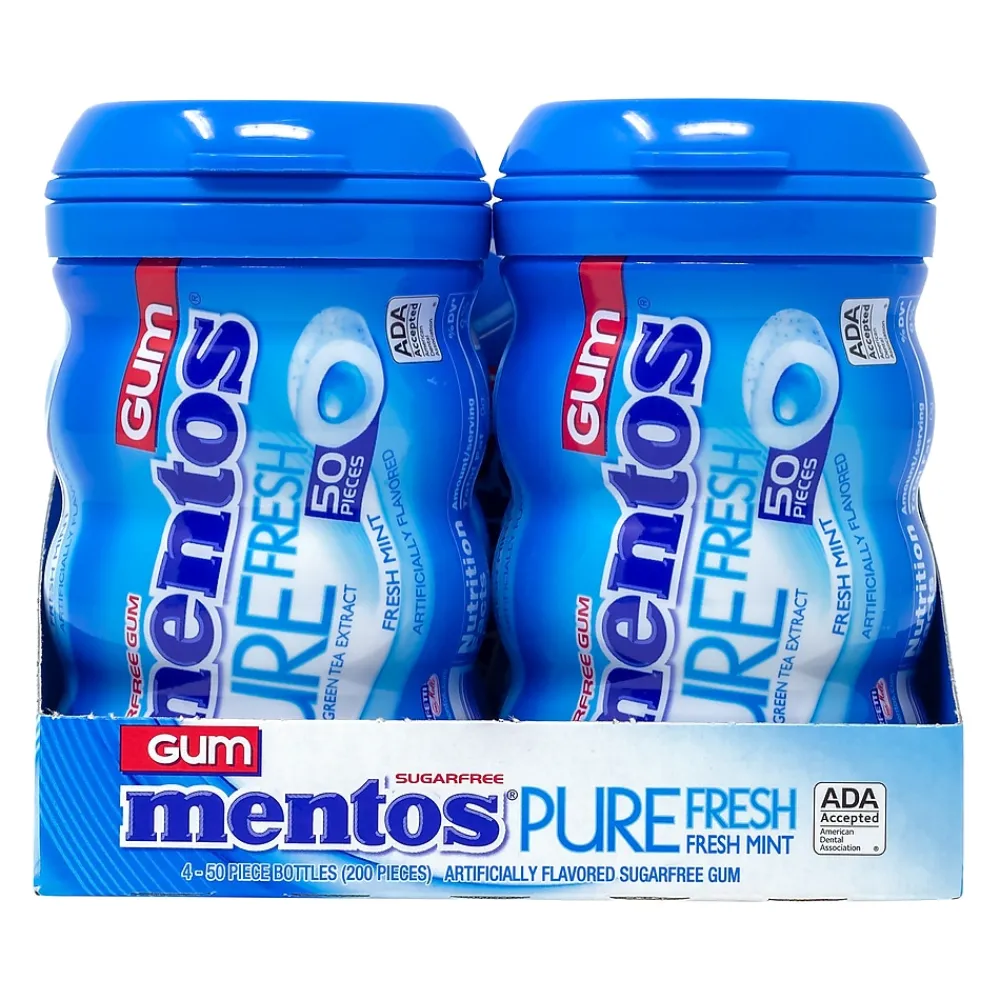 Mentos Mint Gum, 400 Pieces/Pack, 8/Box (600-00727)