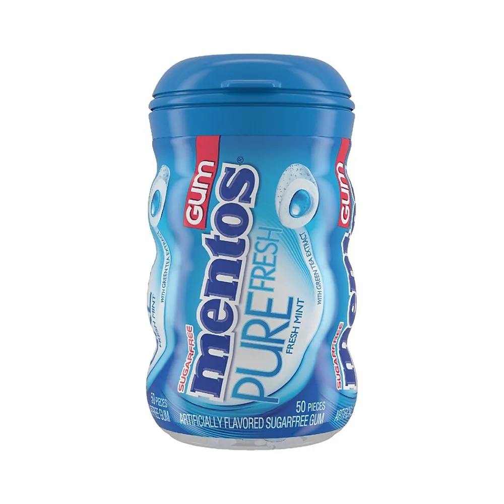 Mentos Pure Fresh Sugar Free Fresh Mint Gum, 50 Pieces/Pack, 50/Pack (PVM1508444)