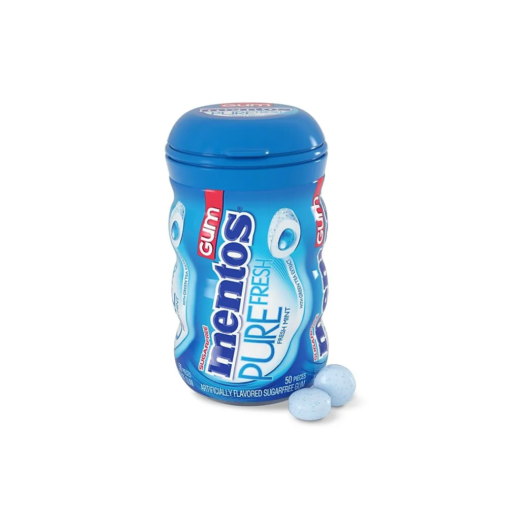 Mentos Pure Fresh Sugar Free Fresh Mint Gum, 50 Pieces/Pack, 50/Pack (PVM1508444)