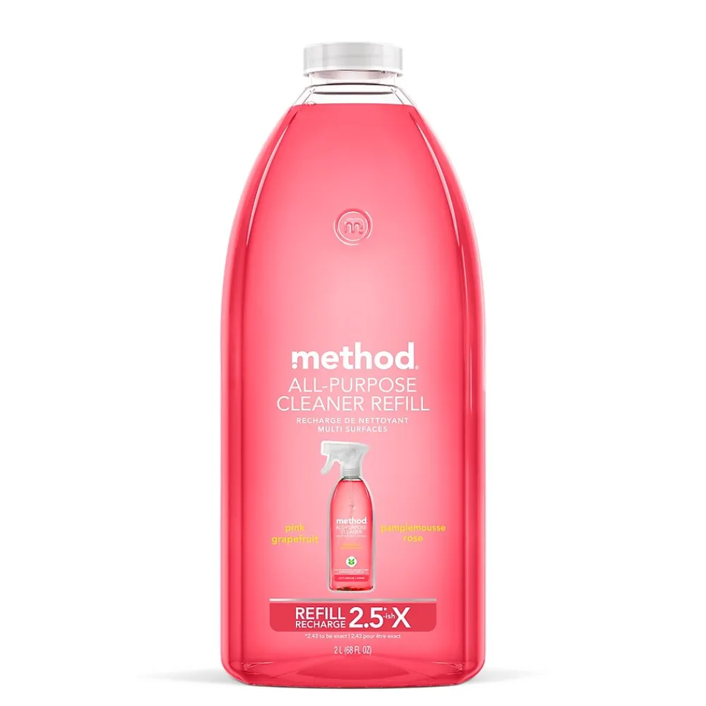 All Purpose Cleaner Refill, Pink Grapefruit, 68 Oz. (01468)<Method New