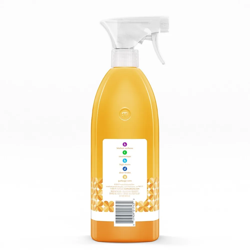 Disinfectant Antibacterial Spray, Citron, 28 Oz. (01743)<Method